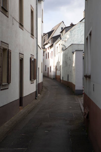 istock Side street in an old German town 1485143347