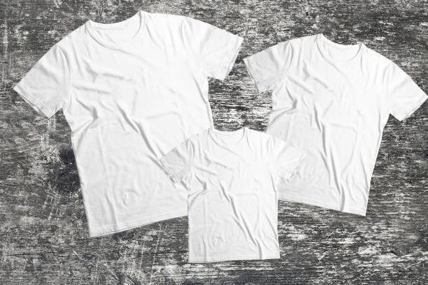 istock Family White T shirts Mockup 1485147323