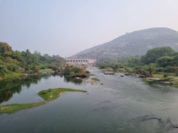 istock Photo a large dam is in the background 1485158742