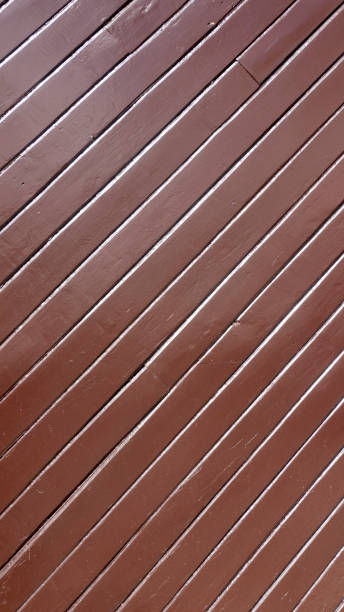 istock Brown painted planks door 1485163790