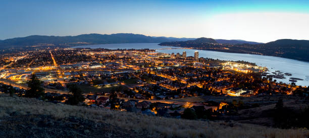 istock Panorama of Kelowna at Sunset 1485176229