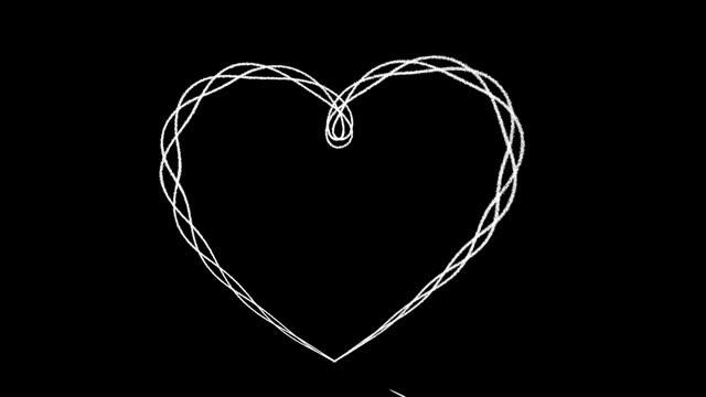 Line Heart - Valentine's card
