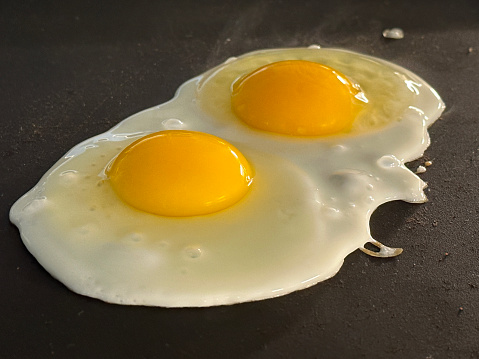 Sunny side up eggs.