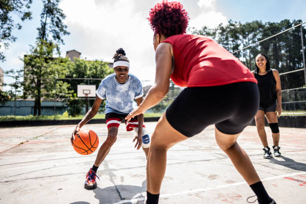 istock Women playing basketball 1485202823