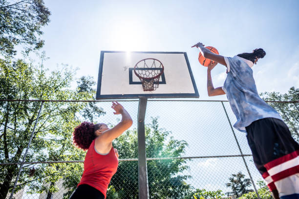 istock Women playing basketball 1485203604