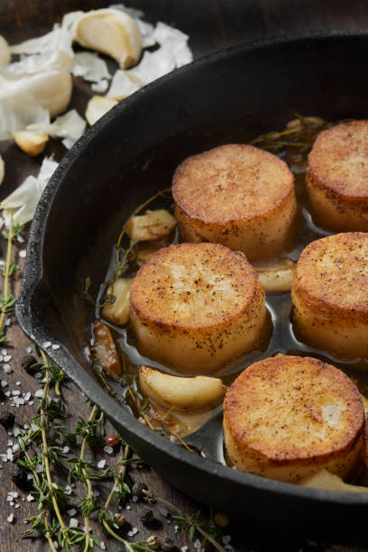istock Fondant AKA Melting Potatoes in a Garlic and Thyme Butter 1485209010