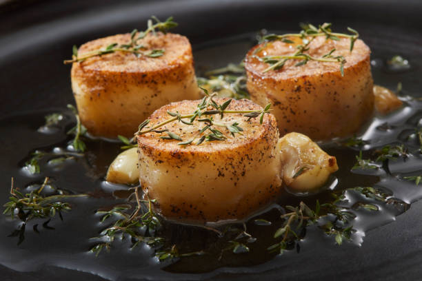 istock Fondant AKA Melting Potatoes in a Garlic and Thyme Butter 1485212025