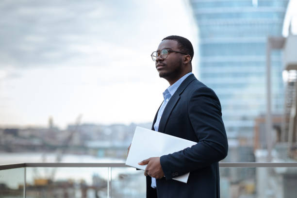 istock Young African American businessman planning next business steps 1485212140