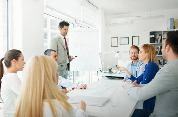 istock Business meeting at the office. 1485219843