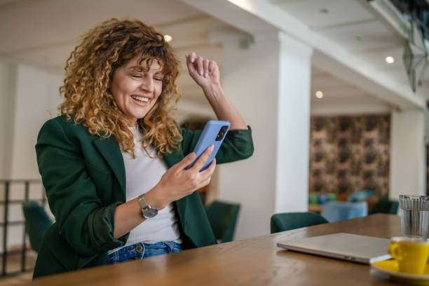 istock Woman use smart phone for sms text messages application internet browse 1485224102