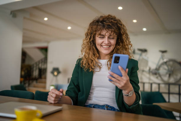 istock Woman use smart phone for sms text messages application internet browse 1485224418