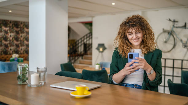 istock Woman use smart phone for sms text messages application internet browse 1485228004