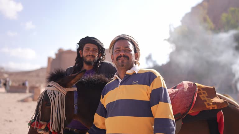 Portrait of a middle eastern men outdoors