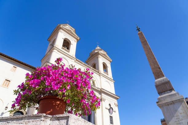 istock Azaleas at the Spanish Steps, Rome Italy 1485234118