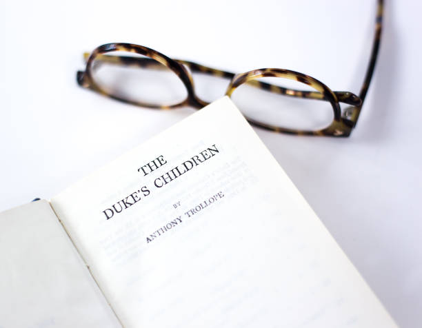 Open Book, Title Page, The Duke's Children by Anthony Trollope