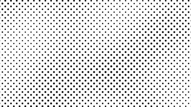 ilustrações de stock, clip art, desenhos animados e ícones de grunge halftone background with dots - halftone pattern spotted distressed box