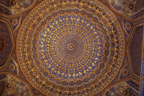 istock Ceiling of Tilya Kori Madrasah 148525599