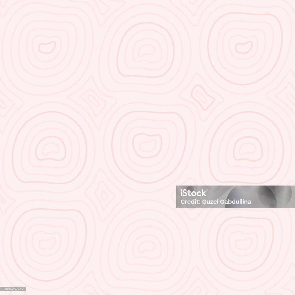 Seamless Wood Rings Pattern Wood Rings Seamless Pattern Vector Line Background Stock Illustration ...