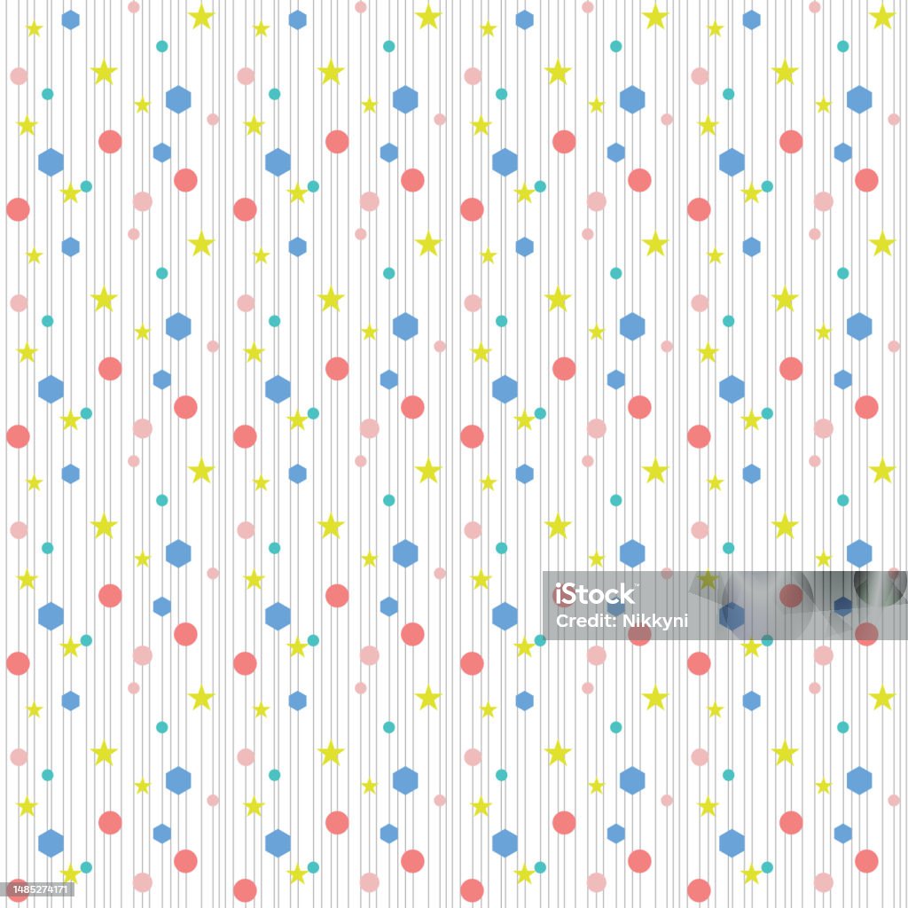 Simple Party Pattern Background Celebration Party Seamless Pattern Background Stock Illustration ...