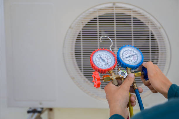 istock air condition outdoor unit compressor install outside the building. 1485286346