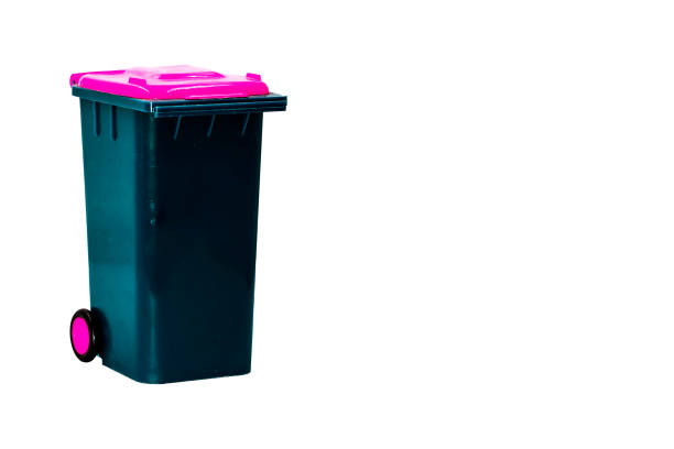 istock Mock up of Plastic general , recycle garbage bins with clipping path. 1485295501