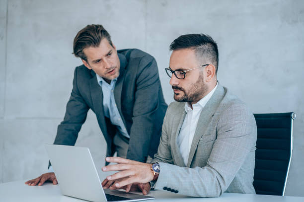 istock Business partners in meeting. 1485297574