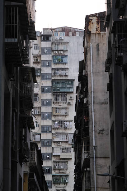 istock Old apartments in Macau 1485309221