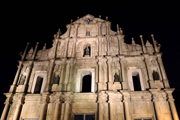 istock Ruins of Saint Paul's by night, Macau 1485310308