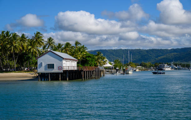 Waterways in the resort town of Port Denarau, Viti Levu Island, Fiji, South Pacific Ocean