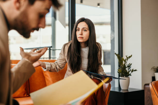istock Nervous job candidate 1485321658