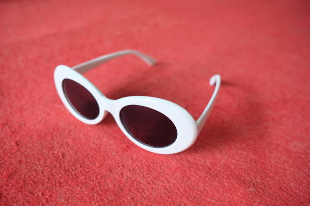 istock White Children Eyeglass with red background 1485325016