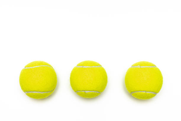 istock tennis ball shot against a white background. 1485330955