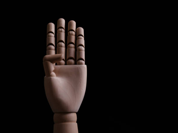 istock Wooden Mannequin Hand 1485343069