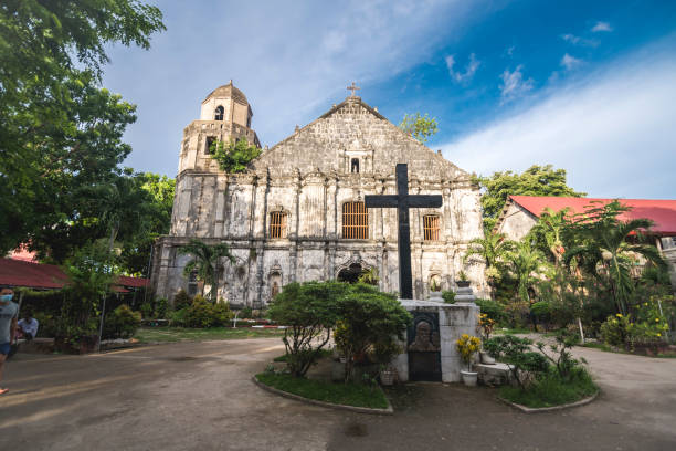 Bolinao, Pangasinan, Philippines - Saint James the Great Parish Church, the oldest church in the province of Pangasinan. Bolinao, Pangasinan, Philippines - June 2022: Saint James the Great Parish Church, the oldest church in the province of Pangasinan. pangasinan stock pictures, royalty-free photos & images