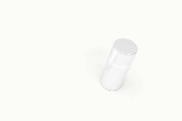 istock Cosmetics mockup template on white background. Plastic container for cosmetics products. Tube, cream pot, beauty products isolated on white background. 3D rendering. 1485349396