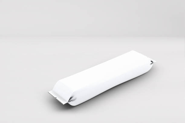 istock Chocolate Bar packaging blank pack empty template.Mock up.Realistic photo. 3D rendering 1485350386