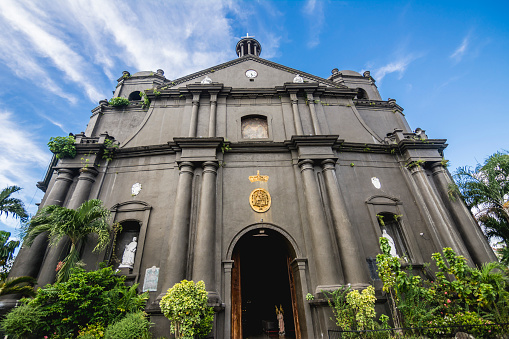 Naga, Camarines Sur, Philippines - Oct 2022: The Naga Metropolitan Cathedral is a Roman Catholic cathedral in Naga City.