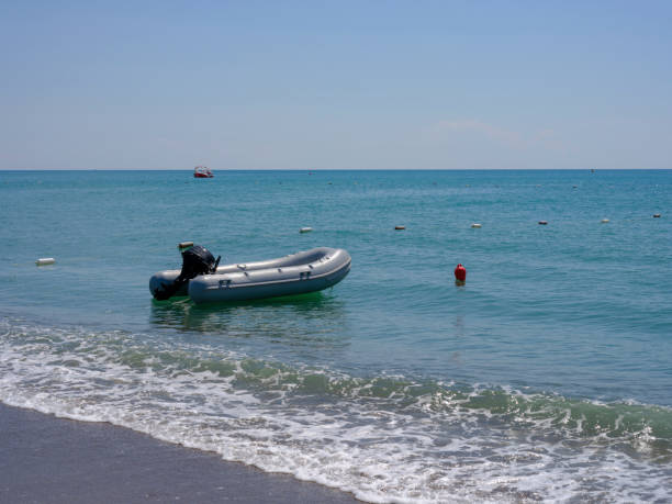 istock boat moored in the sea 1485360228