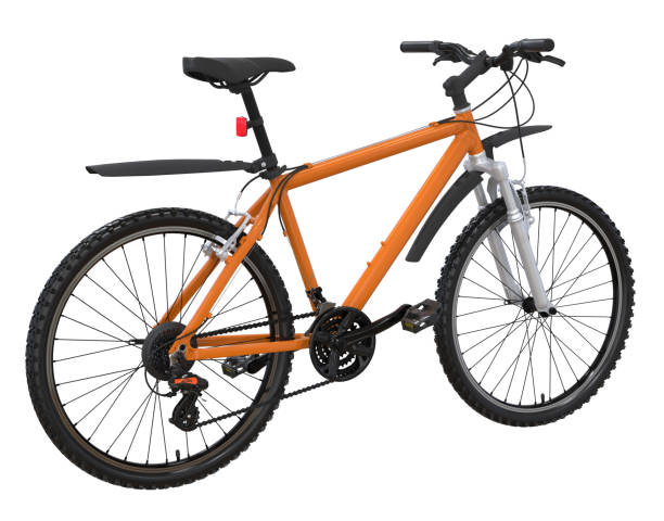 istock Orange 29er mountain bike isolated. 1485364202