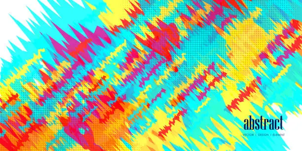 Vector illustration of Background Abstract Chromatic Waves