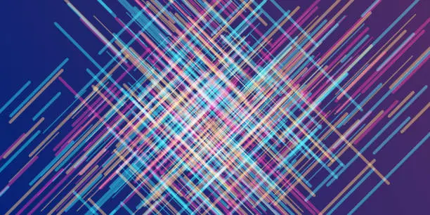 Vector illustration of Colorful stripes background