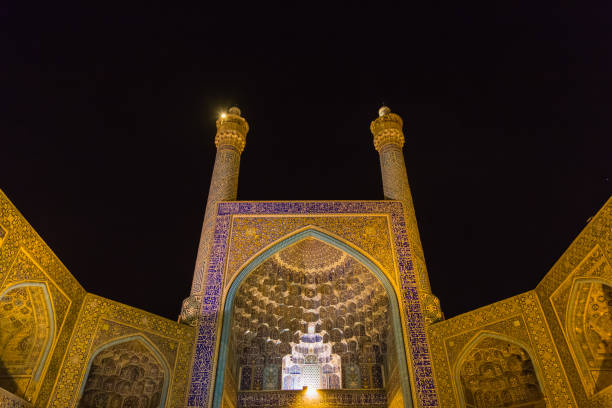 istock Jameh Mosque in Isfahan at night in Iran 1485368092