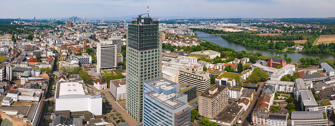 Offenbach center. great panorama from above.