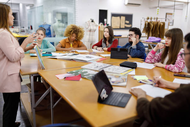 istock Fashion students during lecture 1485379215