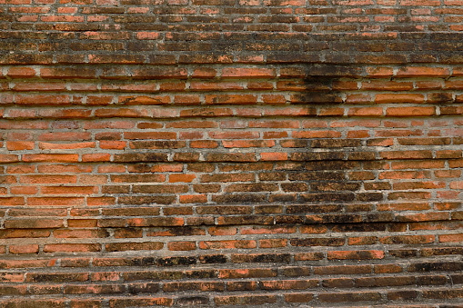 Old Bricks wall Ayutthaya background