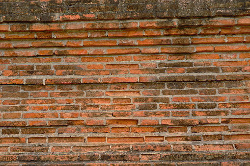 Old Bricks wall Ayutthaya background