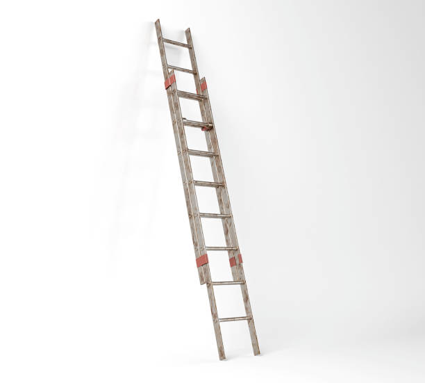 Extendable Step Ladder stock photo