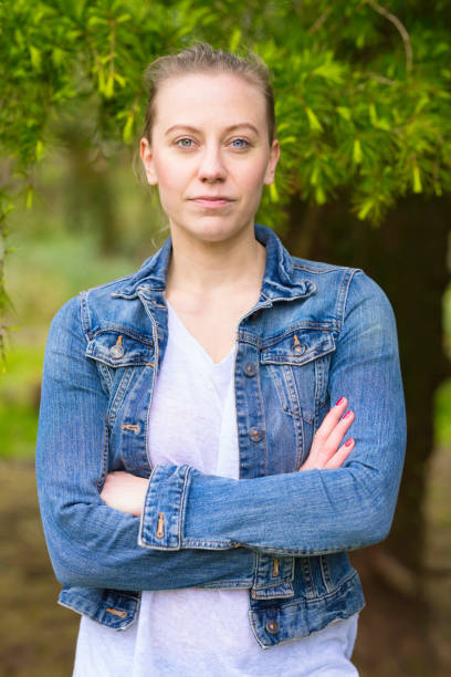 istock Fair haired lady with heterochromia 1485421851
