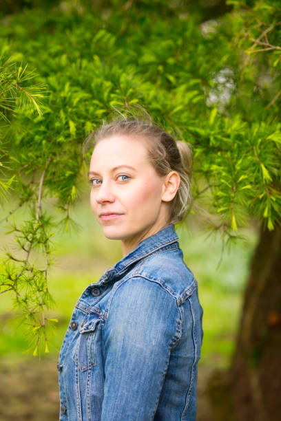 istock Fair haired lady with heterochromia 1485422015