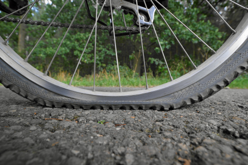 Broken Bicycle Tires.